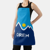 Flagge von Orem, Utah Schürze (InSitu)