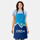 Flagge von Orem, Utah Schürze (Getragen)