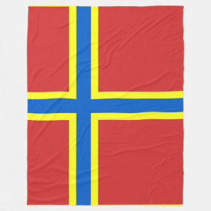 Flagge von Orkney Fleecedecke