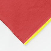 Flagge von Orkney Fleecedecke (Ecke)