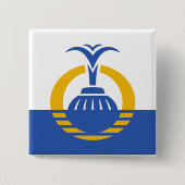 Flagge von Orlando, Florida. Button (Vorderseite)