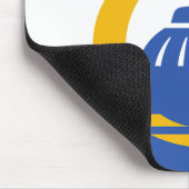 Flagge von Orlando, Florida. Mousepad (Ecke)