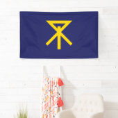 Flagge von Osaka (Japan) Banner (Insitu)