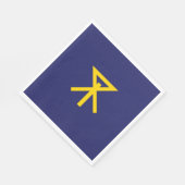 Flagge von Osaka (Japan) Serviette (Ecke)