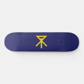 Flagge von Osaka (Japan) Skateboard (Horizontal)