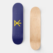 Flagge von Osaka (Japan) Skateboard (Vorderseite)