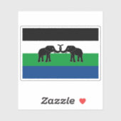 Flagge von Ostcaprivi, Republik Südafrika Aufkleber (Blatt)