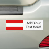 Flagge von Österreich Autoaufkleber (Auf Auto)