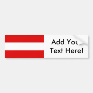Flagge von Österreich Autoaufkleber