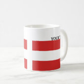 Flagge von Österreich Kaffeetasse (VorderseiteRechts)