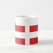 Flagge von Österreich Kaffeetasse (Mittel)