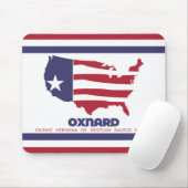 Flagge von Oxnard (Kalifornien) Mousepad (Mit Mouse)