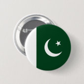 Flagge von Pakistan auf Button-/Knopf-Abzeichen Button (Vorne & Hinten)