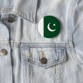 Flagge von Pakistan auf Button-/Knopf-Abzeichen Button (Beispiel)