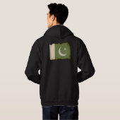 Flagge von Pakistan Hoodie (Schwarz voll)