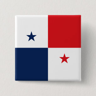 Flagge von Panama Button