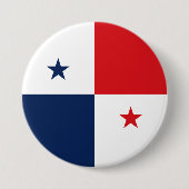 Flagge von Panama Button (Vorderseite)