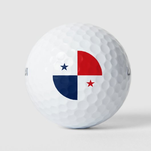 Flagge von Panama Golfball (Vorderseite)
