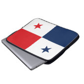 Flagge von Panama Laptopschutzhülle (Vorne Knopf)