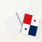 Flagge von Panama Notizblock (Innenseite)