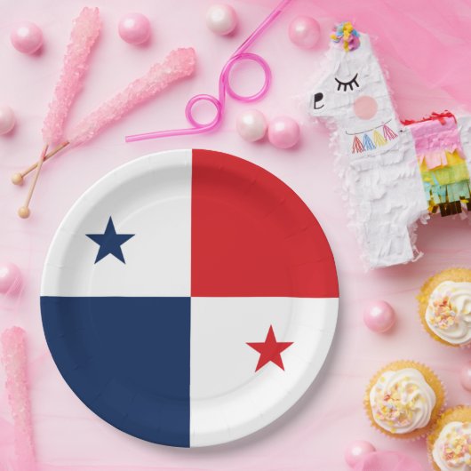 Flagge von Panama Pappteller (Party)