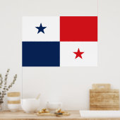 Flagge von Panama Poster (Küche)