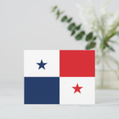 Flagge von Panama Postkarte (Stehend Vorderseite)
