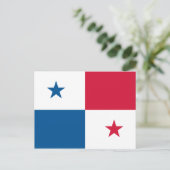 Flagge von Panama Postkarte (Stehend Vorderseite)