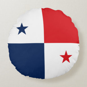 Flagge von Panama Rundes Kissen