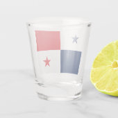 Flagge von Panama Schnapsglas (Rückseite)