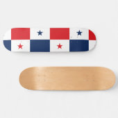 Flagge von Panama Skateboard (Horizontal)