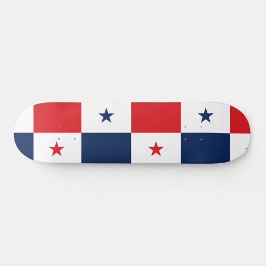 Flagge von Panama Skateboard (Horizontal)