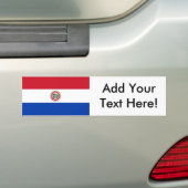Flagge von Paraguay Autoaufkleber (Auf Auto)