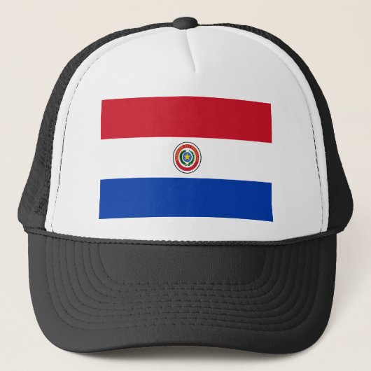 Flagge von Paraguay Truckerkappe (Vorderseite)