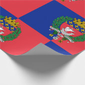 Flagge von Paris, Frankreich Geschenkpapier (Ecke)