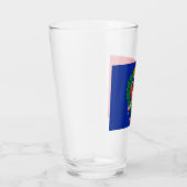 Flagge von Paris (Frankreich) Glas (Rechts)