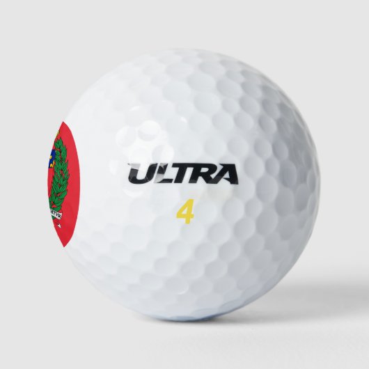 Flagge von Paris, Frankreich Golfball (Logo)