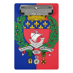 Flagge von Paris, Frankreich Mini Klemmbrett