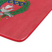 Flagge von Paris (Frankreich) Schneidebrett (Ecke)