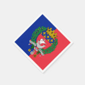 Flagge von Paris, Frankreich Serviette (Ecke)