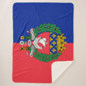 Flagge von Paris (Frankreich) Sherpadecke (Vorderseite)