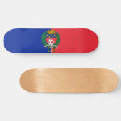 Flagge von Paris (Frankreich) Skateboard (Horizontal)