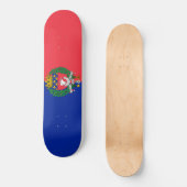 Flagge von Paris (Frankreich) Skateboard (Vorderseite)