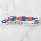 Flagge von Paris, Frankreich Waiter's Corkschraube Kellnermesser (Rückseite)