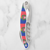 Flagge von Paris, Frankreich Waiter's Corkschraube Kellnermesser (Rückseite)