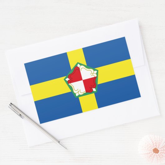 Flagge von Pembrokeshire Rechteckiger Aufkleber (Umschlag)