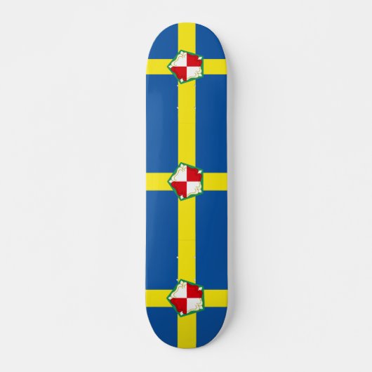Flagge von Pembrokeshire Skateboard (Vorne)