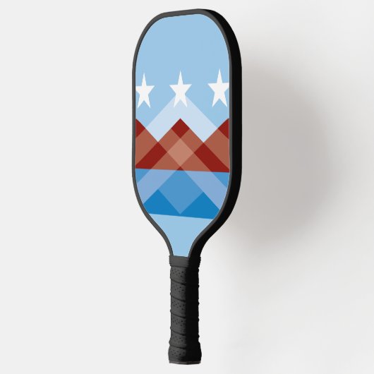Flagge von Peoria, Arizona Pickleball Schläger (Links)