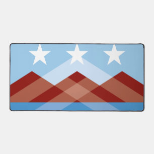 Flagge von Peoria, Arizona Schreibtischunterlage