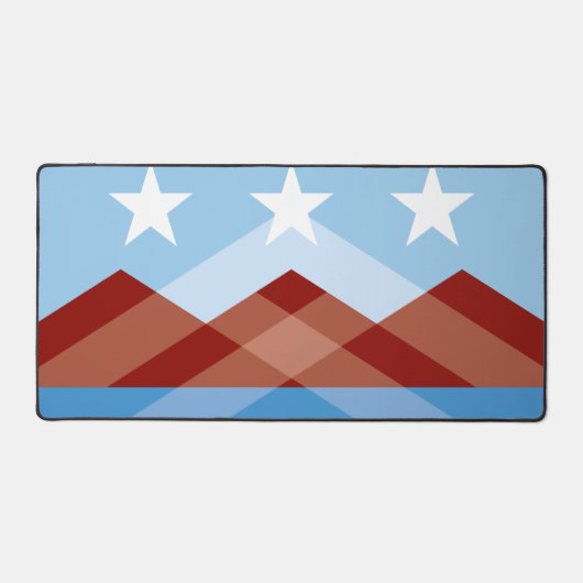 Flagge von Peoria, Arizona Schreibtischunterlage (Vorderseite)